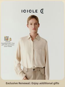 ICICLE | Embroidered Sangbo Damask Long Sleeve Shirt