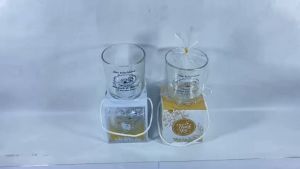 Souvenir Pernikahan Ultah & Khitanan: Gelas Beling PSP Custom Sablon Nama 1PCS