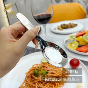 316L Ingot Spoon Same Stainless Steel Spoon Kids Eating Baby Spoon Fork Spoon Portable Meal Spoon