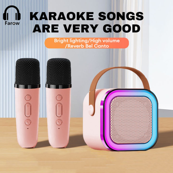 Karaoke mic best sale bluetooth speaker