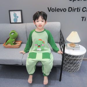 Cartoon Long Sleeve Baby Romper Spring Autumn Home Clothes Sleepwear for Boys Toddler Infant Climbing Suit Children Home Suit