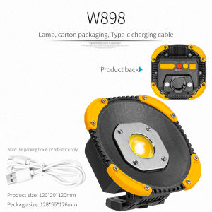 ESMARTER | Outdoor Portable COB Rechargeable Lantern Muti-function Flashlight Pocket Work Light Camping Fishing LED Light Bottle OpenerW898