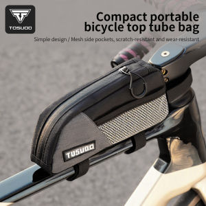 TOSUOD High-Quality Nylon Bicycle Top Tube Bag For MTB Road Bike Portable And Compact Zipper Cycling Bag