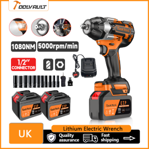 【✅SG stock】21V Brushless Motor Impact Wrench Cordless Electric Power Wrench Set 1080N.M High Torque Li-Ion Battery Drill Impact Drill Screwdriver / With Led Light