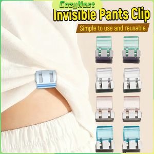 C.N Invisible Leg Shortening Clip Non-slip Pants Edge Clip Pant Leg Hemming Clip Fixed Buckle 2Pcs