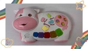 Toy - Cartoon Cow Music Piano 🌟5 First Midi🌟3 mode Conversion🌟Educate Learn in the game Ages 12M+ (MK55389)