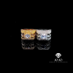 N1106 Nhẫn nam đính đá CZ cao cấp thiết kế dơn giản sang trọng JOJO