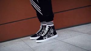 ALVIN 2024 Men‘s High Top Shoes High Top Canvas Shoes Fashion Spring And Summer Student Sports Shoes