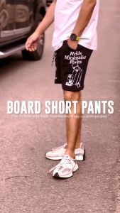 RCKLS.LTD Boardshort The Face Bahan Fleece Cotton - Celana Pendek Black