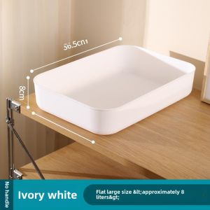 South Korea Skin Management White Storage Box Storage Cosmetics Sundries Basket Box Beauty Salon Tools Supplies