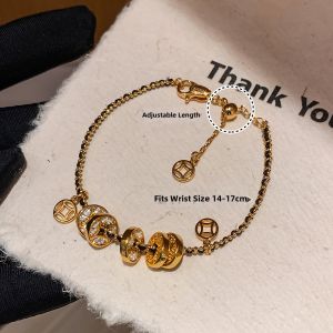 CAFFTI | Wealth Attracting Five Emperors Coins Braided Charm Bracelet