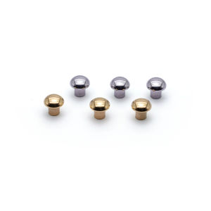 อุปกรณ์ตกแต่งกระเป๋า DIY หัวลูกปืนทรงเห็ด อุปกรณ์ทำกระเป๋าหนัง หัวเข็มขัดโลหะ หัวเข็มขัดแบบหมุด หัวเข็มขัดแบบหมุด