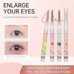 C.three Fruit Lying Silkworm Pen Highlight Eyeliner Pearly Lustre Brightening Lying Silkworm Pen Eyeshadow Stick
