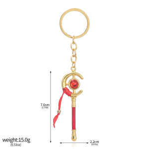 Popular Anime Frieren: Beyond Journeys End Wand Keychain Pendant Necklace Cosplay Fine Props Men Women Backpack Jewelry Gifts