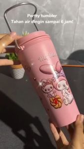 KINGENDSHOP - Tumbler Termos Vacuum Cup Coffee Sanrio 450ml Stainless Steel - 2358