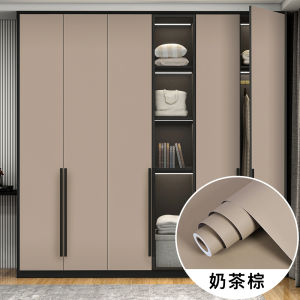 Thickened Skin Feel Kitchen Cabinet Stickers Color Changing Self Adhesive Wall Paper Waterproof Furniture Renovation Film