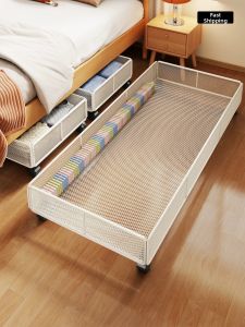 evesigar | Under Bed Storage Box with Wheels Clothes And Blanket