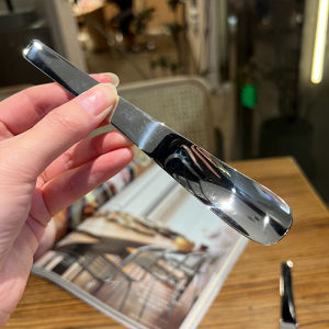 Stylish Square Head Dessert Spoon Yogurt Spoon Coffee Stirring 18/10 Stainless Steel Self Kept Model Beautifully Designed