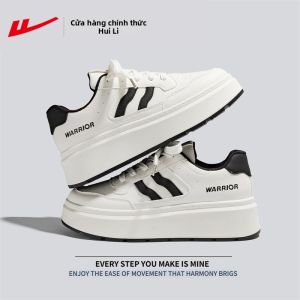 Warrior | Giày Sneaker Nữ Đế Dày Màu Trắng Phong Cách Casual Thu 2026