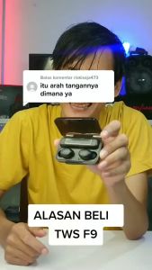 Headset TWS-F9 Earphone Bluetooth 5.0 HiFi Earphone wireless