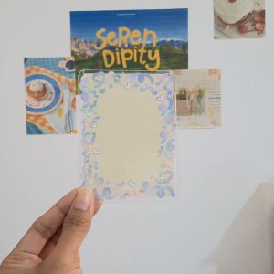 Decorated Kpop Toploaders for Photocards/Pictures - Holo Stickers by Elysian Creatives