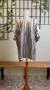 MUAT 80-100KG!!! BAJU BALI TIE DYE ATASAN BLOUSE SUPER JUMBO LD 140 FIT TO XXXXL SJ/ABSTRAK REAL PICT