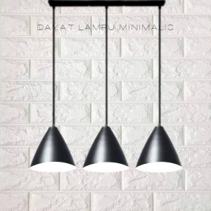 Lampu hias lampu gantung minimalis lampu ruang tamu lampu caffe lampu resto lampu mini bar lampu hottel lampu salon lampu villa lampu industrial lampu alumunium lampu indoor outdoor lampu cabang 3 lampu rangkai 3 lampu 3in1