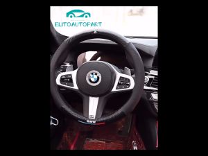 【Suzuki】ELITO Carbon Fibre Leather Car Steering Wheel Cover For Suzuki Breathable Sweat-Absorbent Anti-Skid For Suzuki ertiga swift baleno fgrand jimny Accessorie