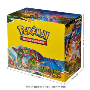Takara Tomy | 360Pcs English Pocket Card Prismatic Evolutions Scarlet Violet 151 Destined Rivals Black Bolt English Booster Battle Transactio