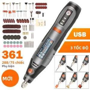 Bộ Dụng Cụ Xoay Không Dây USB 21000 Vòng/phút Máy Khoan Mini Dremel Bút Khắc Điện Không Dây Kèm Bộ Phụ Kiện Cho Việc Tự Làm Tại Nhà