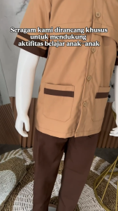 Celana Seragam Sekolah SD Pramuka Panjang Anak Laki-laki Kelas 1-6