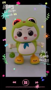 Toy - Dancing Frog Dancing Robot 🌟Sound 🌟Dancing 🌟The Dynamic Rhythm gift for kids present Ages 3+ (ASK59544)
