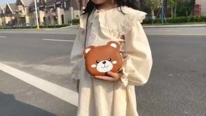 AODUOYAYA Cartoon Animal Kids Crossbody Bag Shoulder Bag Mini Purses Handbags Animal Coin Wallet