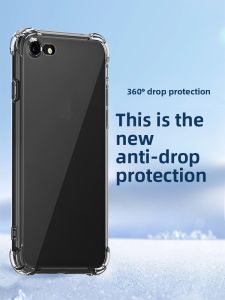 Henyou | Anti-Shock Transparent Silicone Case with Corner Air Cushion Full Protection for iPhone 6S/6Plus