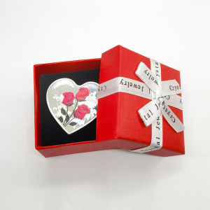Valentines Day Rose Love Heart Coin 520 Hard Currency Gift for Girlfriend Friend Creative Modern Iron Home Decorations