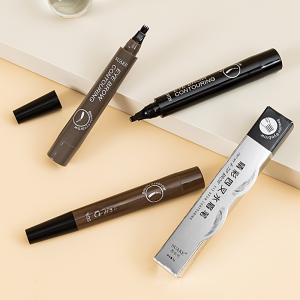 Waterproof Long-lasting Four-pronged Eyebrow Pencil Wild Eyebrow Drawing Tool Root-by-root Clear Non-fading Beauty Makeup Tool