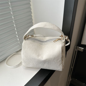 Fashionable Small Square Bag Womens Handbag 2024 New Style Crossbody Shoulder Bag Handbag Soft Velvet Pure Color Leisure