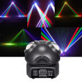 Đèn Bi Disco LED RGBW 36W Mini Beetle Với Máy Chiếu Đầu Chuyển Động Laser Xanh Cho Hiệu Ứng Ánh Sáng Sân Khấu Trình Diễn Tiệc Đêm, Điều Khiển DMX512. 