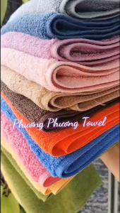 Khăn Tắm Cotton 40x80(190-200g) 100% cotton Cao cấp  nhiều màu sắc dễ dàng lựa chọn khăn mềm mại thấm hút tốt