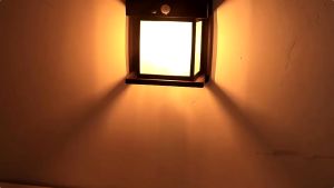 【Ready stock】Solar Outdoor Wall Light Body Sensing Three-mode Tungsten Wall Light Garden Villa Courtyard Lamp