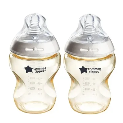 Tommee Tippee Natural Start PPSU Bottle 260ml with M Teat (2 Pack)