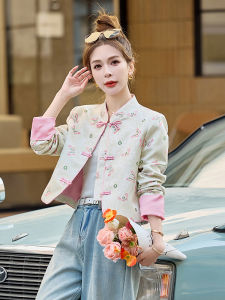MANWUJINGLING | Luxury Delicate Style Chinese Traditional Embroidered Blouse