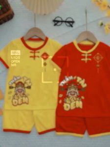 Combo 2 Bộ đồ nút tàu thần tài đến Bé trai và gái cho bé từ 6kg-30kg.NT20