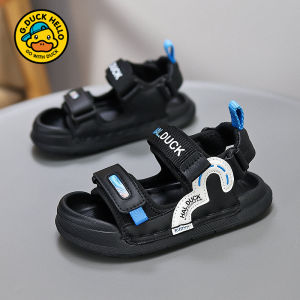 Summer New Fashion Yellow Duck Toddler Sandals Anti-Kick Soft Bottom Beach Shoes Boys Girls Children Casual Sports Minimalist