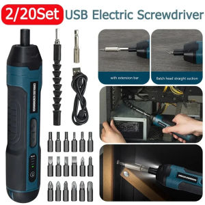 New Cordless Electric Screwdriver 1300mah Rechargeable Adjustment Power Drill Multi-function Disassembly Torque Repair Tools