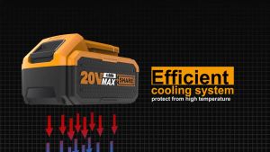 Pin sạc nhanh INGCO 20V/4Ah pin Li-ion công nghệ sạc cân bằng dùng cho máy khoan máy mài góc