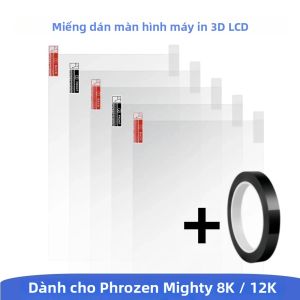 Bộ 5 Tấm Bảo Vệ Màn Hình Cho Phrozen Mighty 8K 12K LCD Nhựa 3D Máy In Chống Trầy Xước Bảo Vệ Phụ Kiện