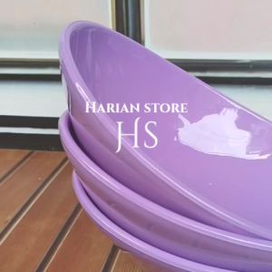 3  pcs mangkuk oval diner tebal model lonjong besar tahan panas