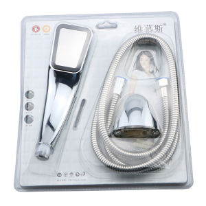 Pressure Boost Square Hand Shower 3 Piece Set