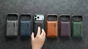 Detachable Zipper Wallet Leather For Magsafe Magnetic Phone Case For Samsung Galaxy S26 Ultra S25 Edge S24 S23 FE S22+ Plus